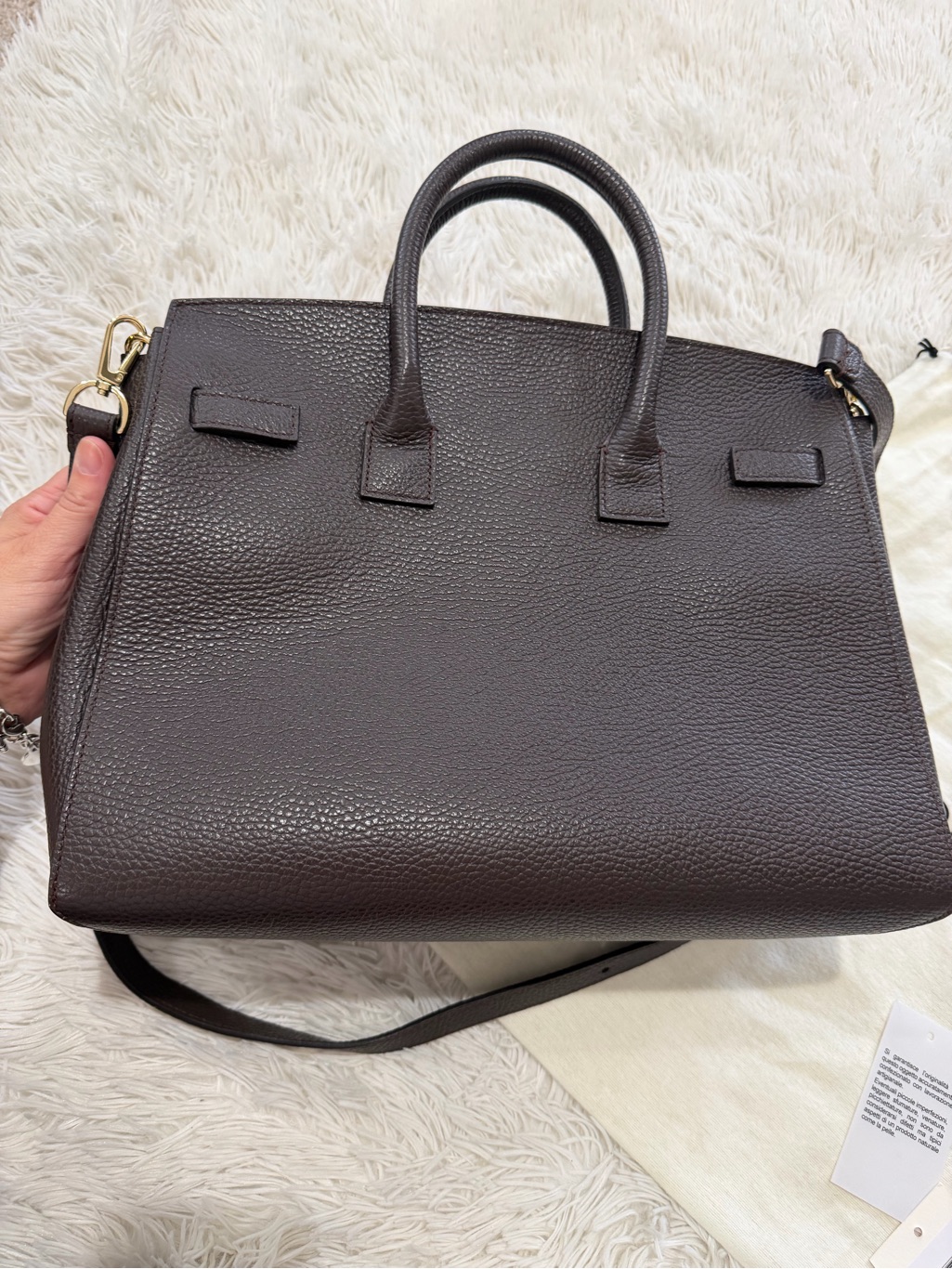Teddy Blake Gigi Stampato 13" Bag - Nwot - Color: Marrone — image 5 of 8
